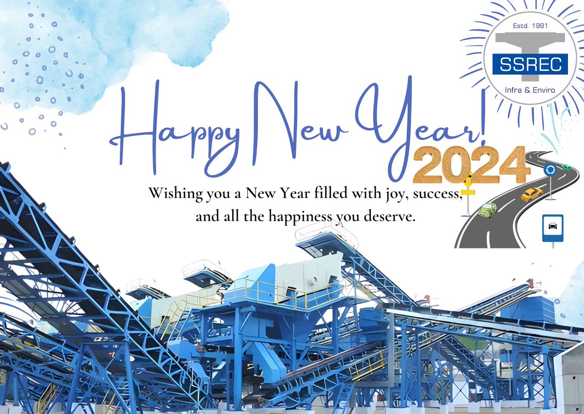 🌟 Embrace a Year of Growth and Success! 🚀 #SSRECInfraEnviro

As we step into the New Year, M/s. SSREC Infra &amp; Enviro is excited to embark on a journey of innovation, development, and sustainable investments. 🌍✨