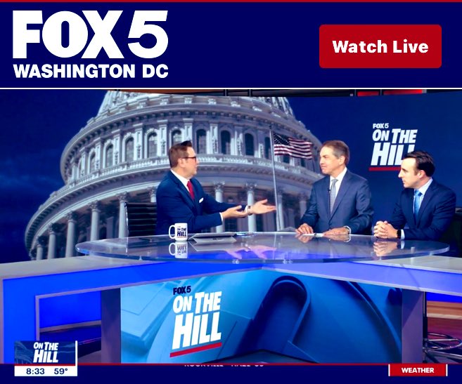 Jkal1985's tweet photo. Thank you @fox5dc for inviting me to be part of your fantastic and smart shows - #OntheHill and #TheFinalFive - all year long.
All the best for what should be an unpredictable 2024!
@cristinahilsen5
@loretonews
@FitzFox5DC
@LokayFOX5
@ShirinRajaee https://t.co/0o1eGar6Ub