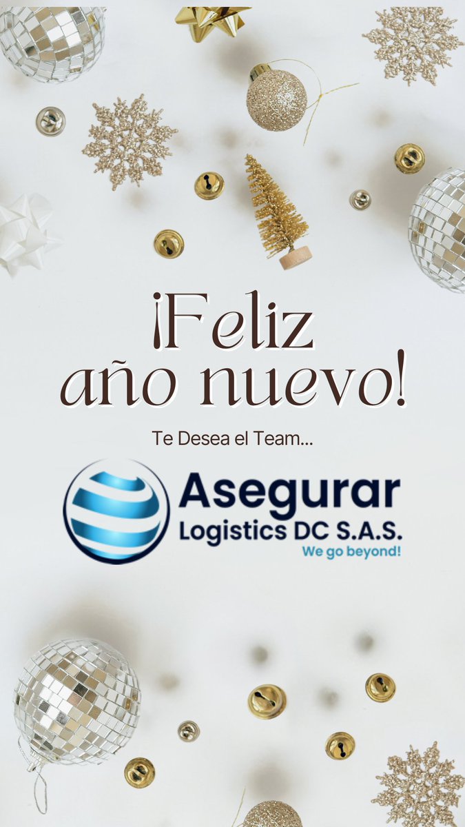 DETECTORSAS's tweet photo. Al celebrar este nuevo año, queremos expresar nuestra gratitud por su confianza, apoyo y dedicación. Son ustedes la fuerza vital que impulsa nuestros logros y nos inspira a dar lo mejor de nosotros cada día.
¡Feliz Año Nuevo! 
Con aprecio y mejores deseos. Team Asegurar Logistics https://t.co/GRhhDijGc7
