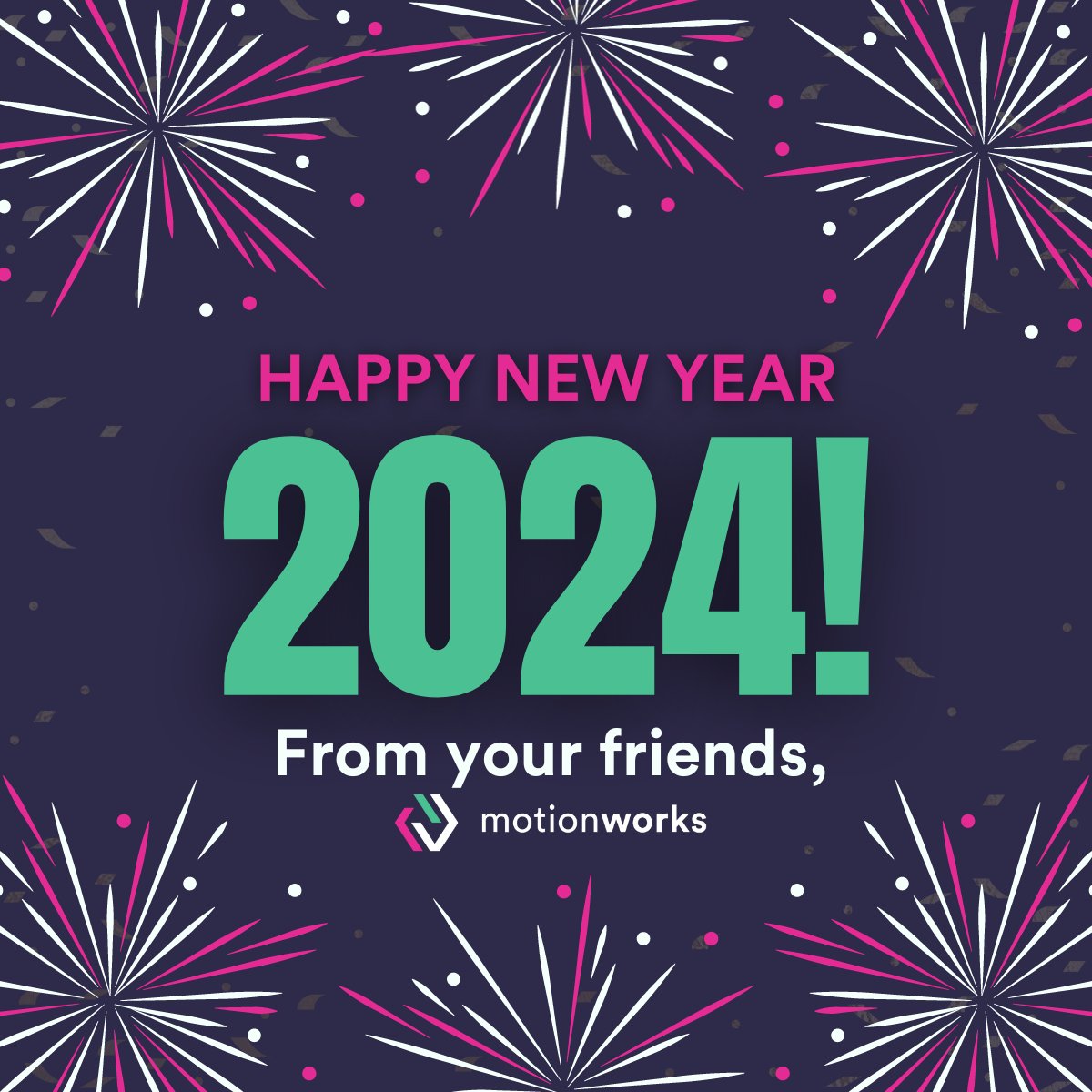 The entire team here at <a href="/Motionwrks/">Motionworks AI Inc.</a> wishes you and your family a safe, happy, and healthy New Year full of the growth! 🎉
