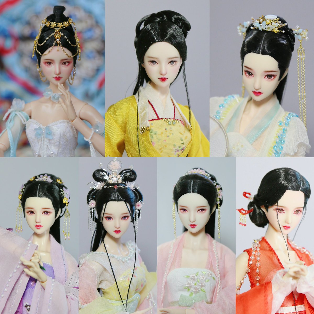 stellatan0107's tweet photo. 2023 Chinese Traditional Style ob27 dolls #ob27 #obitsu27 #bedoll #古风娃娃 https://t.co/i1GZxM1u4N