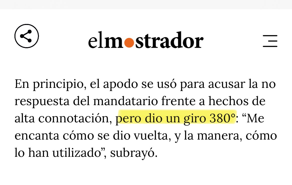 Esto sí que no lo había visto. Un giro en 380 grados!