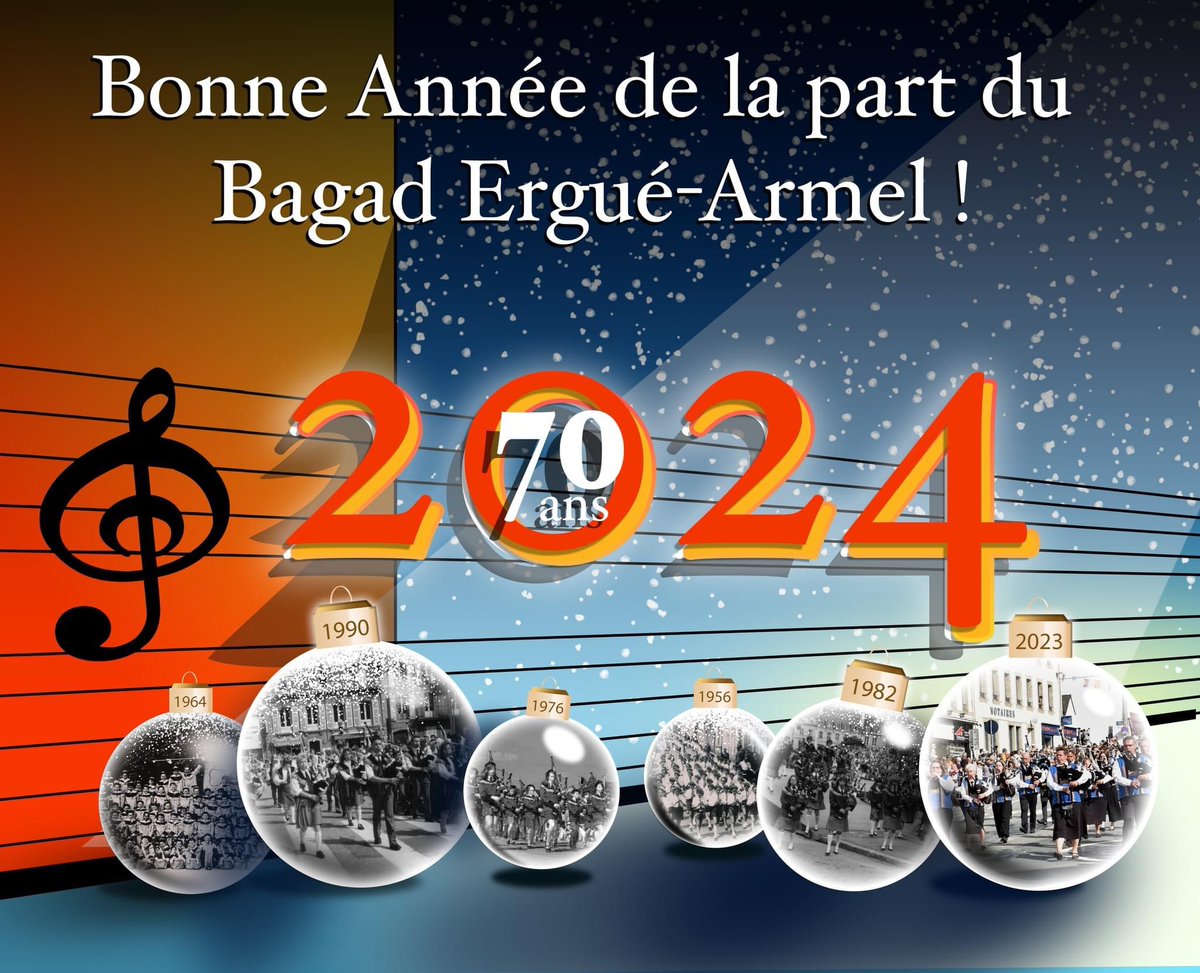 Meilleurs voeux pour une nouvelle année de musique !