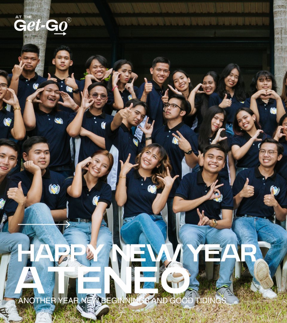 addusamahan's tweet photo. Happy New Year, Ateneans! 🎇
As we welcome the new year with open arms, the SAMAHAN wishes everyone a year filled with new adventures, continual growth, and abundant accomplishments. May we continue to take steps forward and reach our dreams #AtTheGetGo↗️! https://t.co/wP3f5uc9ee