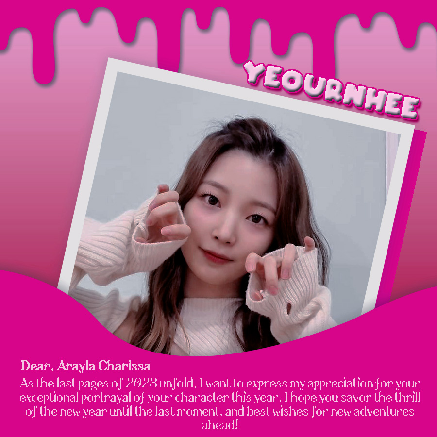 LastPage2023's tweet photo. ˖⁺‧₊˚♡˚₊‧⁺˖ Hello! We hope y'all happiness as the year comes to a close. 🦋

@yeournhee @kimsucyun https://t.co/W4wr3C9bW4