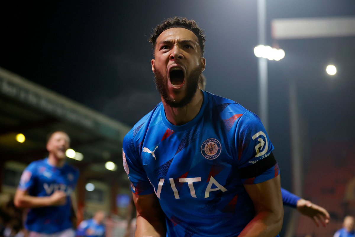 🏟️ Reaching Wembley 1️⃣2️⃣ Equalling the League Two record for consecutive wins 9️⃣6️⃣ Picking up a club record 96 points 🔝 Finishing the year top of the league! Another unforgettable year at Edgeley Park. What's been your favourite moment following #StockportCounty in 2023?