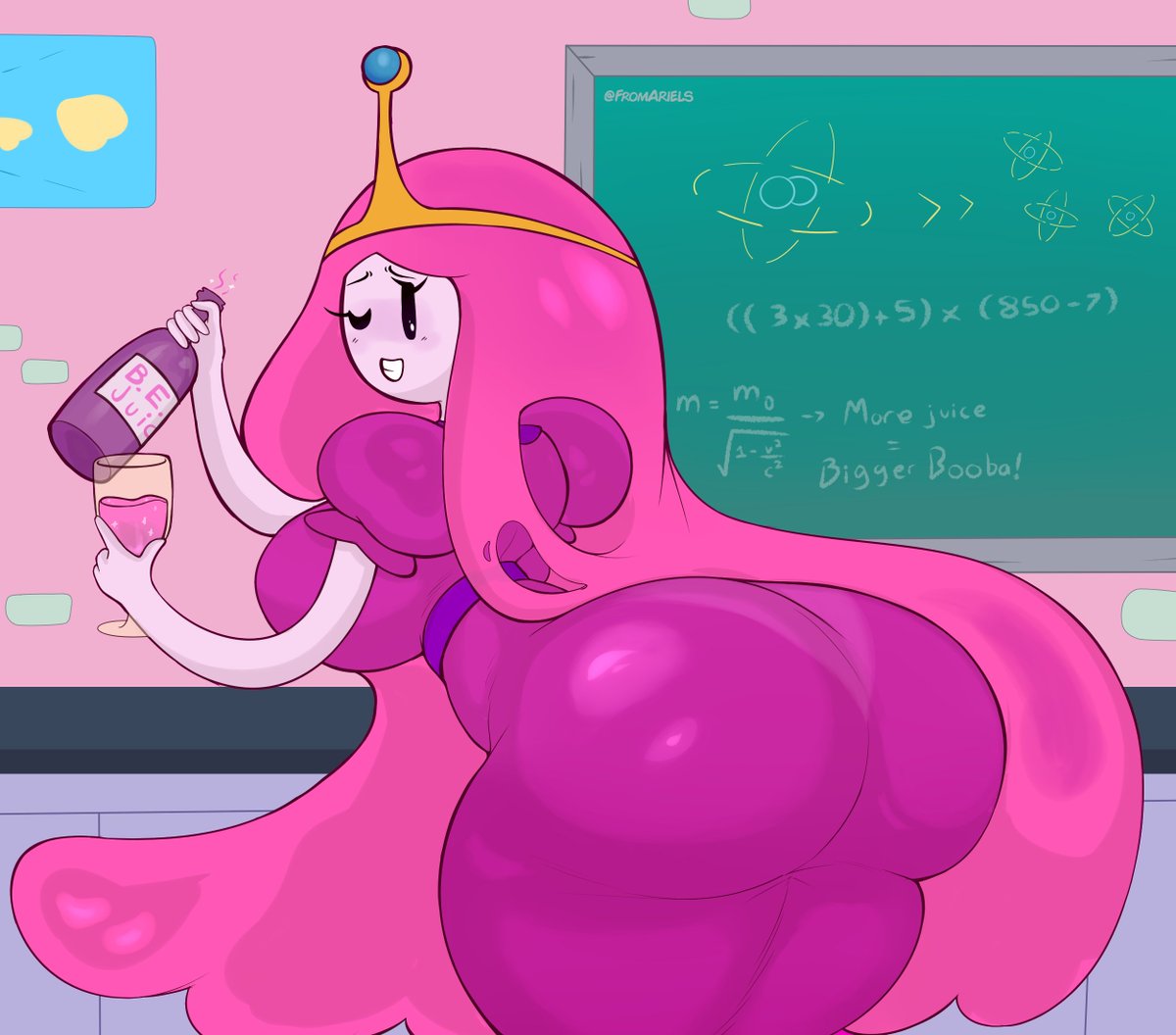 Princess Bubblegum's new formula to balance things out.