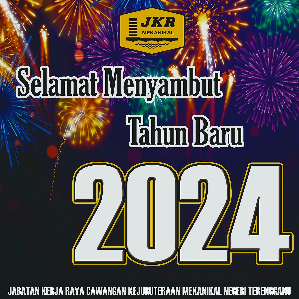 Indahnya pantai tanjung aru
Berkelah bersama rakan sebaya
Tahun baru azam pun baharu
Cekal usaha hingga berjaya

Kami seluruh warga JKR CKMNT mengucapkan Selamat Menyambut Tahun Baru 2024
<a href="/IrZulkifli3/">Ir Zulkifli Abdul Rashad</a>
<a href="/HasliJKR/">Hasli Ibrahim (Ir. Dr.)</a>
<a href="/Ir_Humaizi/">Ahmad Humaizi</a> 
<a href="/me03594/">Hj Mohamad Amir</a> 
<a href="/JKR_CKM/">JKR CAW. KEJ. MEKANIKAL</a>