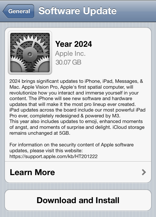 BasicAppleGuy's tweet photo. Ready to update? https://t.co/cWB3ucchbq