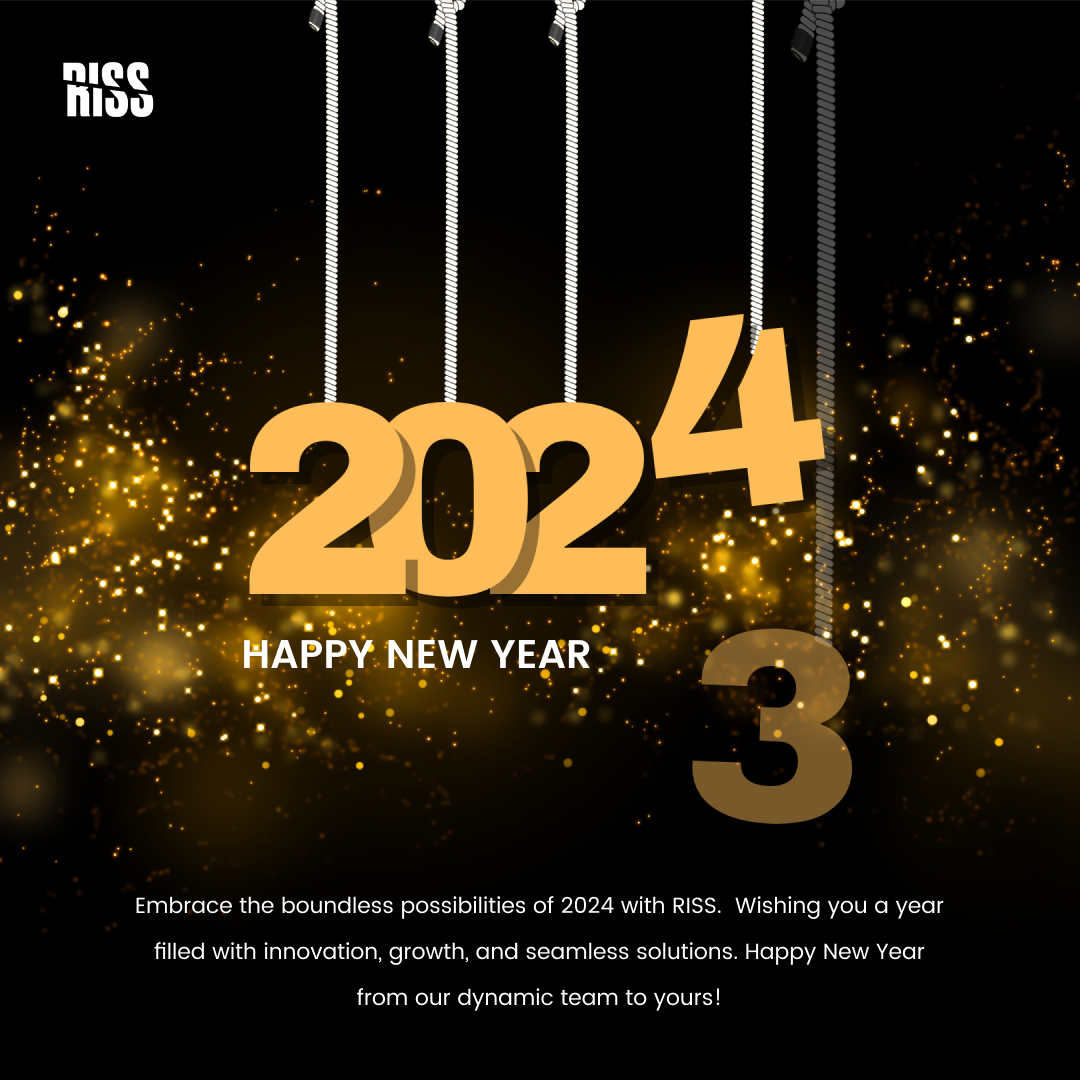 Cheers to a year of limitless code, endless creativity, and unparalleled success! 🌟✨ Here's to another chapter of innovation and breakthroughs. Happy New Year from the RISS family! 🚀🎉

#riss #rissgroup #CodeAndCelebrate #TechTriumphs #NewYearNewMilestones #session