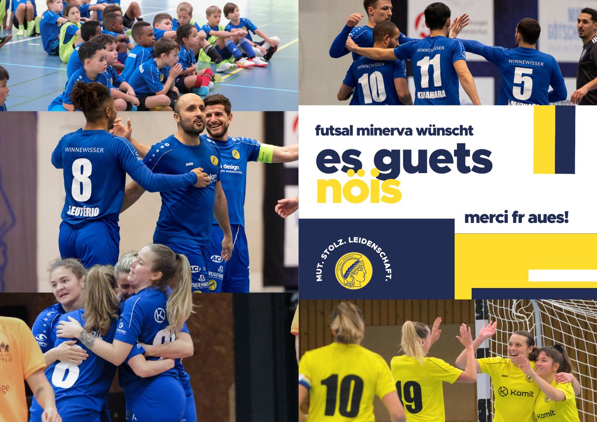 Ein erfolgreiches 2023 geht zu Ende.🙌 Wir bedanken uns herzlich für die tolle Unterstützung in diesem Jahr und freuen uns auf das nächste!🎉

Einen guten Rutsch und bis bald, wenn wir uns wieder in der Halle sehen.💙

#futsal #futsalminerva #NewYear  #GutenRutsch