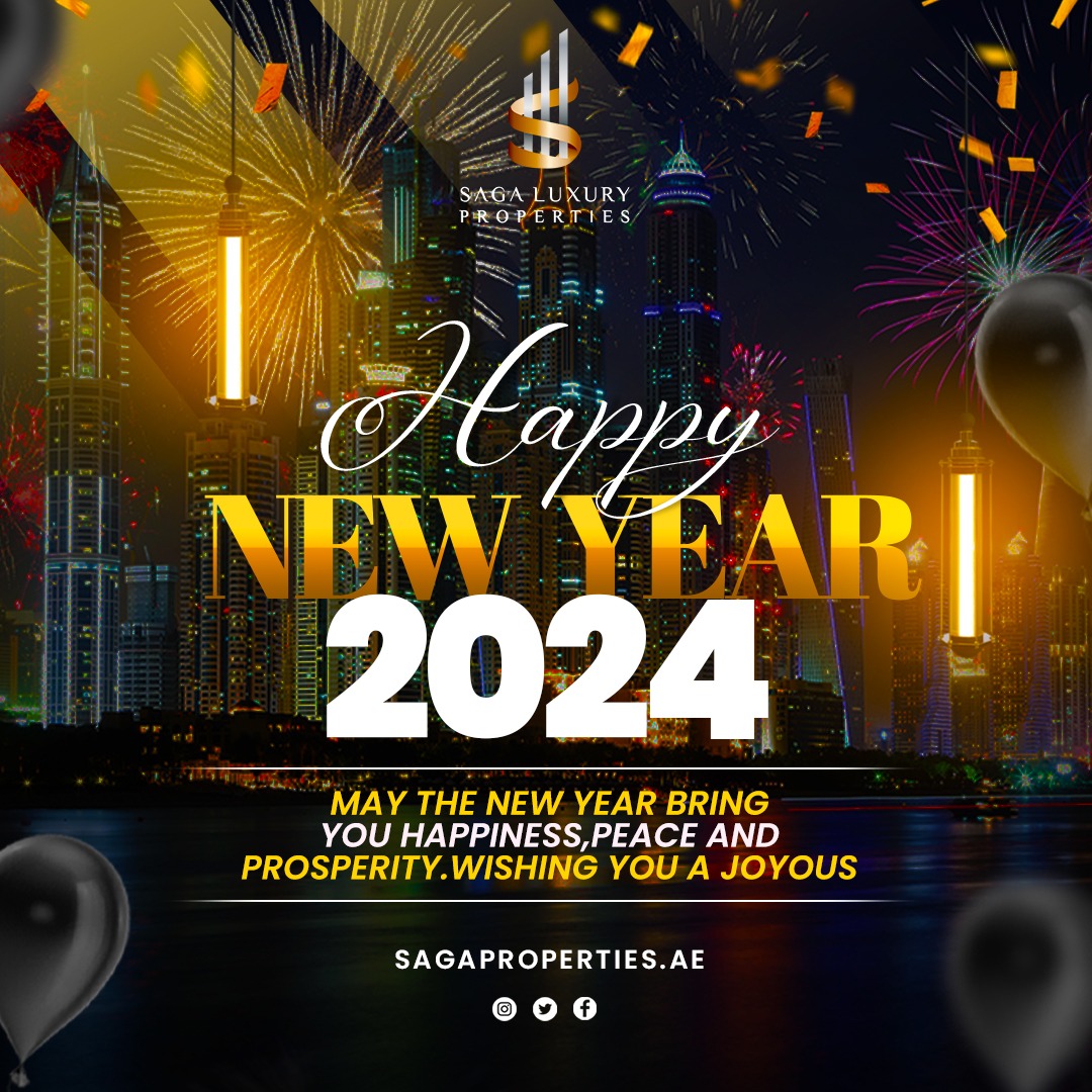 SagaProperties's tweet photo. 🎉✨ Cheers to New Beginnings! Happy New Year from Saga Luxury Propertirs ! 🌟🏡

As we bid farewell to a remarkable year, we welcome 2023 with open arms and endless possibilities. 🎆 https://t.co/1xzHb5rX9Q