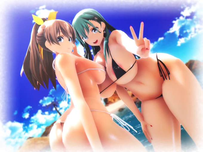 HAPPY NEW YEAR 2024 | 岳酔 #pixiv  投稿しました乳輪と文字なしの差分ですw 