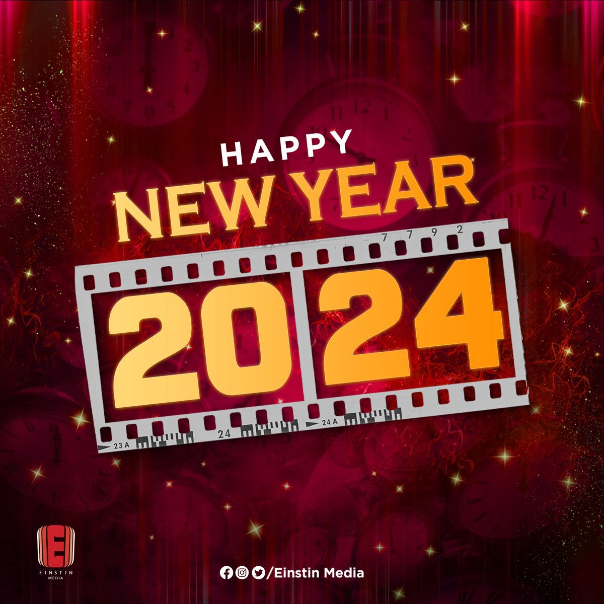 Rolling into 2024 with lights, camera, and action! Get ready for a blockbuster year of cinematic thrills and storytelling magic.  🥳🎇
#HappyNewYear  #HappyNewYear2024
