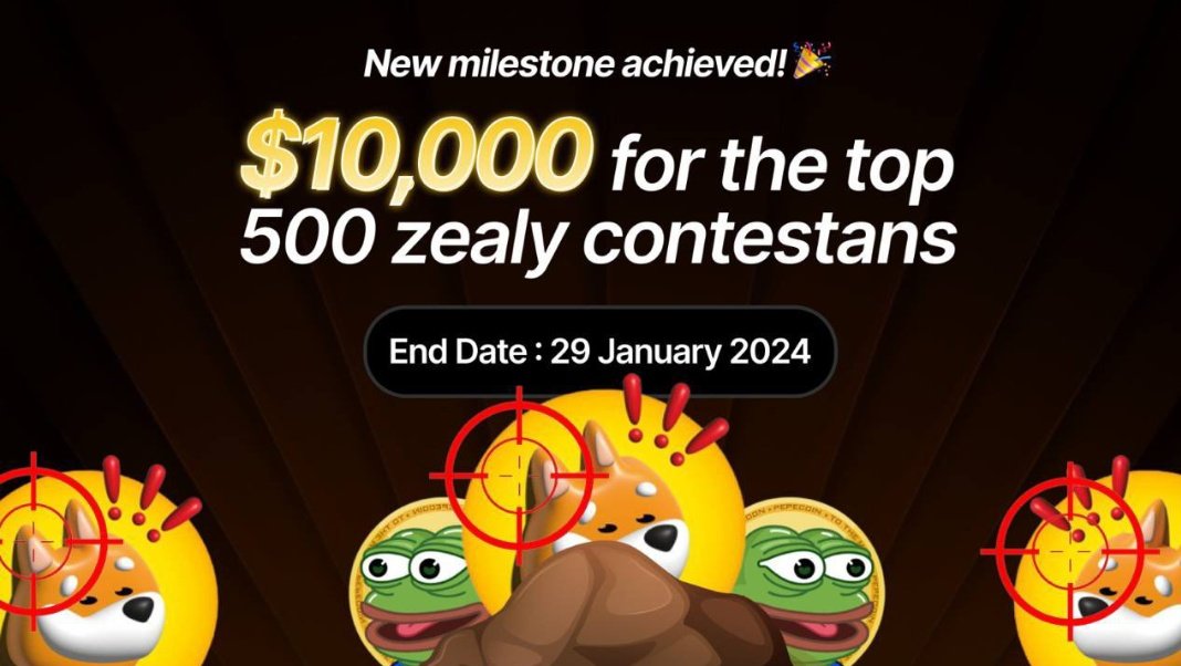 lifessocrazy_'s tweet photo. As part of our #cheesypad marketing plan complete tasks by 29 January & claim your share from the $10k valued prize pool
@cheesylaunchpad launches on zealy
- $10000 rewards pool on
- Top 500 on Leaderboard will be rewarded
- End Date: 29 January 2024
$Cheesy #GameFi #cheesypad https://t.co/yuoJbn9hRU