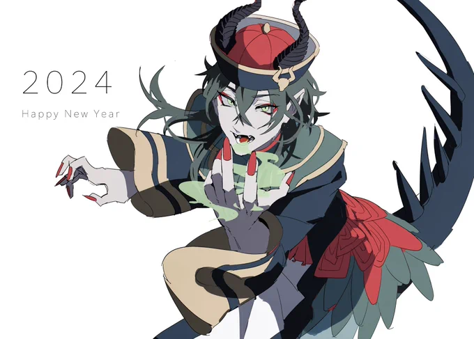 happy new year ! #twstファンアート #ツイステファンアート