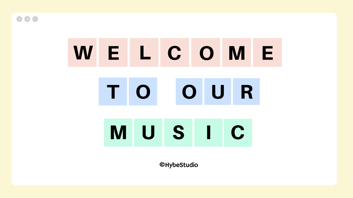 HYBE STUDIO tweet media