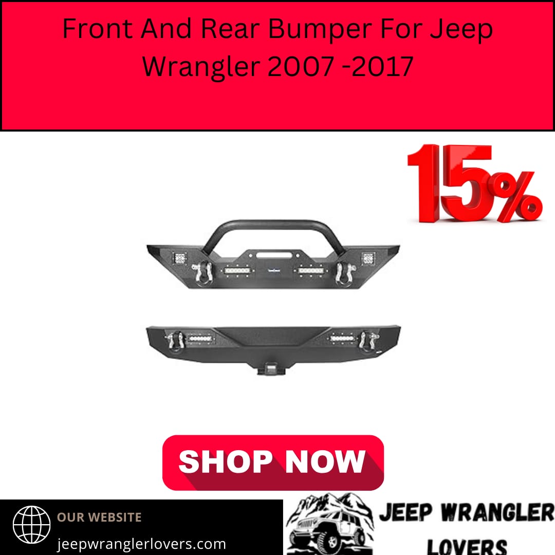 wranglerlovers's tweet photo. Front And Rear Bumper For Jeep Wrangler 2007 -2017  . . 👉 Body Kits &amp; Parts &amp; Accessories for all Jeep Wrangler , check our website now! 📌LINK IN BIO! ~~~~~~~~~~~~~~~~~~~~~~~~~~~~~~~~~~~~~~~~ #jeeping #rodeo #jeepjeep #jeeper #jeepjl #jl #jk #lifted #jeepher #overland #wrangler https://t.co/7O8bS45DB7