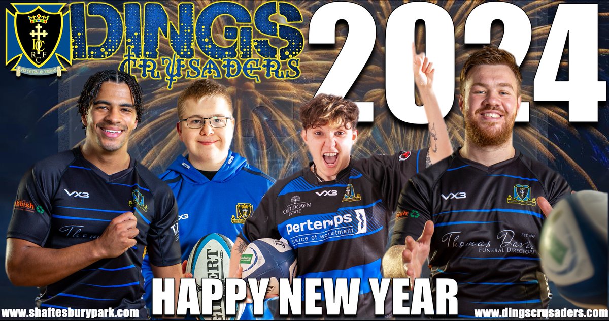 Wishing a happy and healthy 2024 to all our supporters, sponsors, volunteers, customers, contractors, players, staff, coaches and all of the wider rugby community. However you are celebrating, we hope you have a safe and enjoyable time and that 24 is a great year for you all #UTD