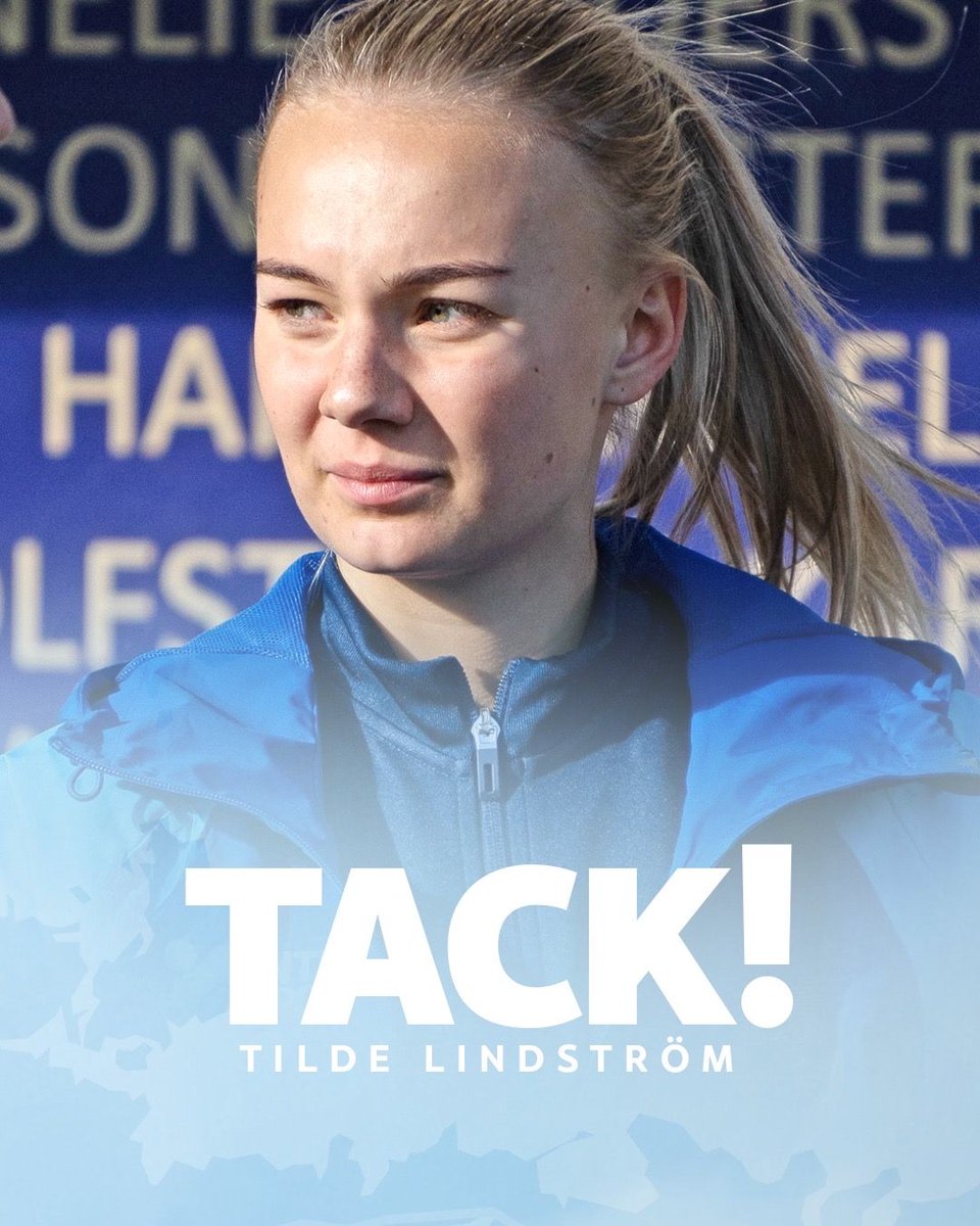 Tack Tilde! 💙🩵

Tilde Lindström har valt att gå vidare i sin karriär och vi önskar henne ett stort lycka till.