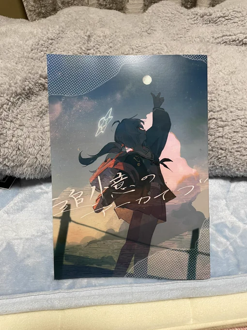 サークルまめもろこし( )追憶のアーカイブお品書きの時点でめちゃほしい〜!って思ってたイラスト集。俺はこういう塗りで勝負している絵に憧れてるのでブッ刺さりまくりでした。何回も見返しちゃった……。 