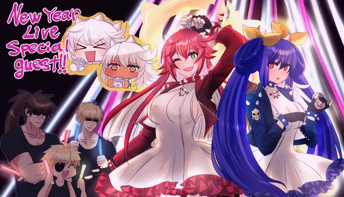 \ニューイヤーライブは特別ゲストが参加します!/描き納めが間に合わなかった描き初めでした。今年もよろしくお願いします#guiltygearfanart 