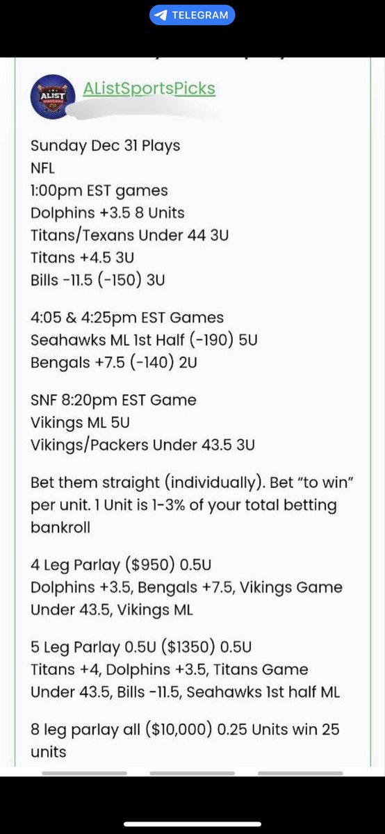 OozemanZ's tweet image. #MillertimeLocks &amp;amp; AlistSportsPicks

#BOBSPORTSBET 
Bengals +7.5