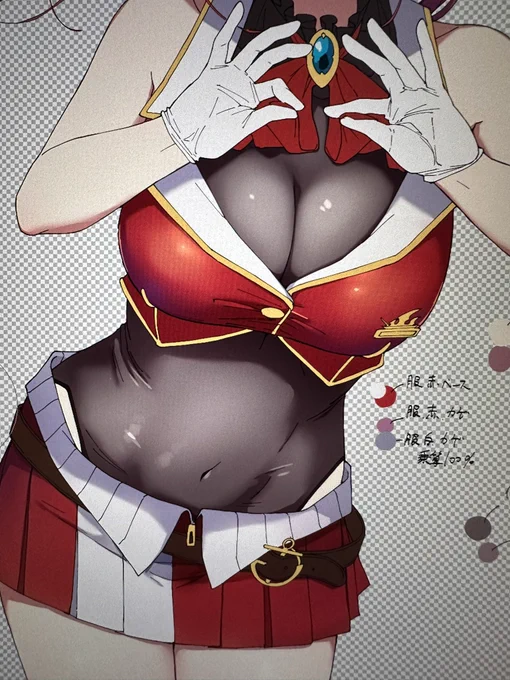 あけましておめでとうございます!マリンのデカすぎおっぱい塗ってたら2023年終わってました今年は本格的に絵でフォロワー増やしていきたいと思いますので、引き続きオタクの皆様対戦よろしくお願いします 