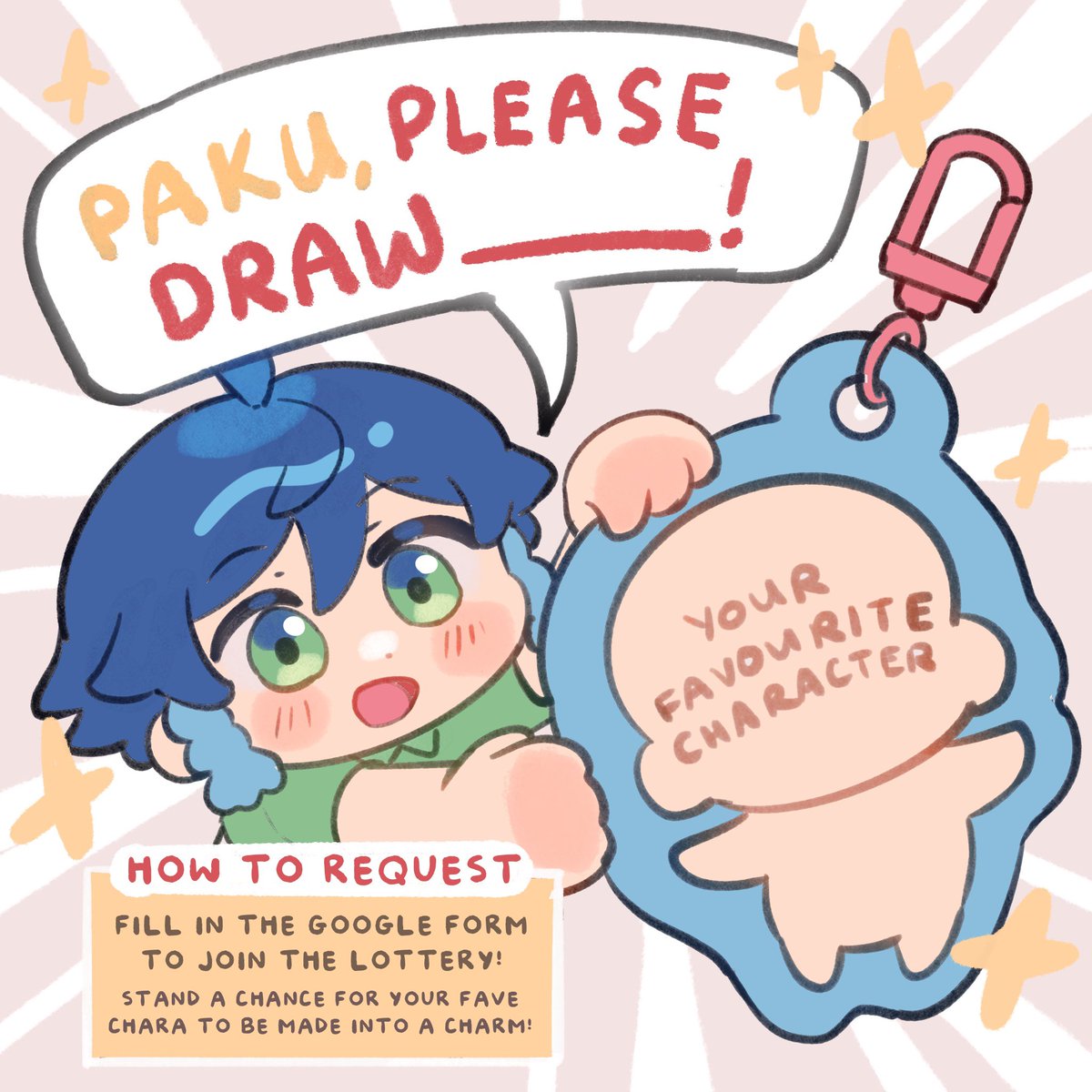 Have you always wanted merch of your super unpopular character or pairing? To celebrate the New Year I am doing a little lottery where you can request your favourite character/pairing to be made into a charm! Fill in your request in the link below! ⬇️