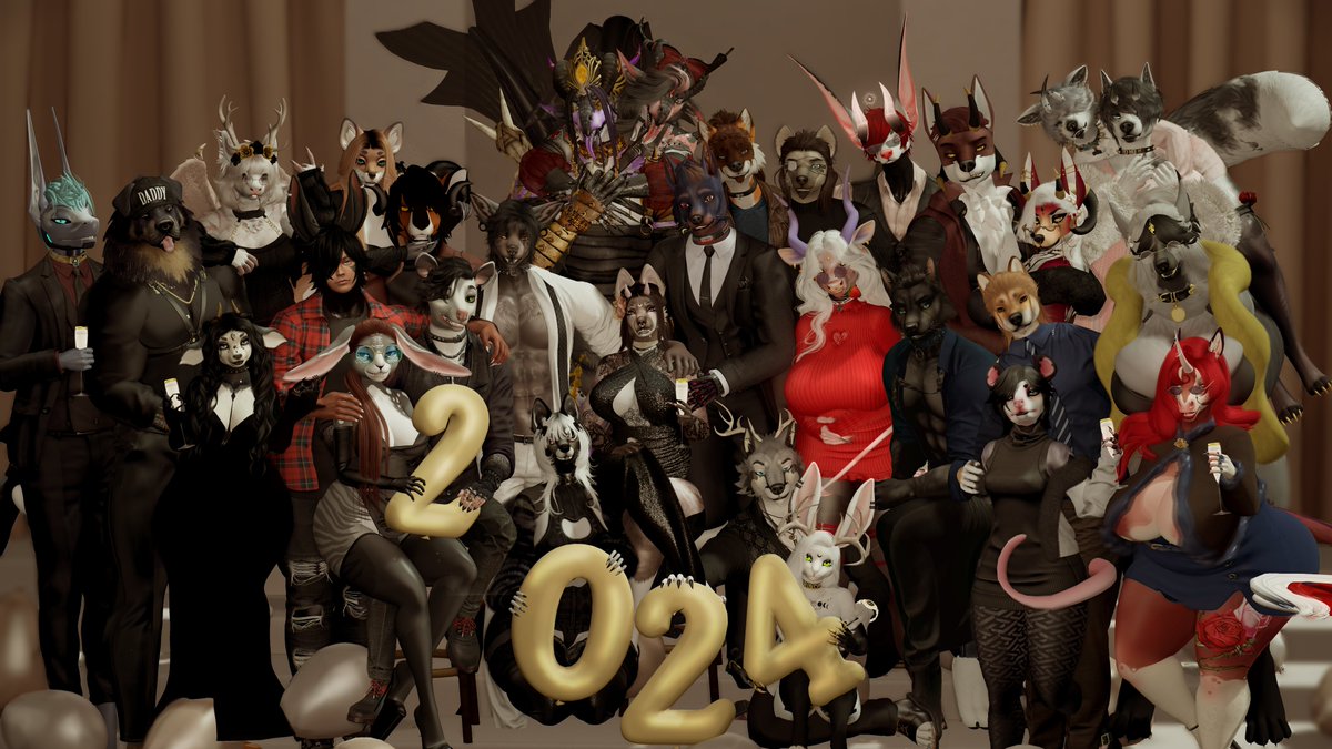 I wish everyone a Happy New Year and thank all of those who made 2023 a better year [Some not in photo] TY for being a major role in my life Love you all 🥹💕
Ft. <a href="/Vakarian69/">Vakarian</a> <a href="/LuminousThorne/">Eleanor "Lumi" Wainright</a> <a href="/INGATORII/">▽ POCKET GREMLIN ▽</a> @SlZack  @blackstar_bnuuy <a href="/That_Shady_Lady/">thatshadylady.bsky.social</a>  @wondcrlandd @JordanStromkirk