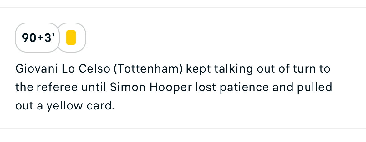 inky1809's tweet photo. @SkyBet surely Lo Celso yellow card counts in this bet.   Still a booking even tho he wasn’t on the pitch at the time. https://t.co/BJOEg1EZEg
