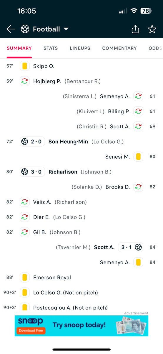 inky1809's tweet photo. @SkyBet surely Lo Celso yellow card counts in this bet.   Still a booking even tho he wasn’t on the pitch at the time. https://t.co/BJOEg1EZEg
