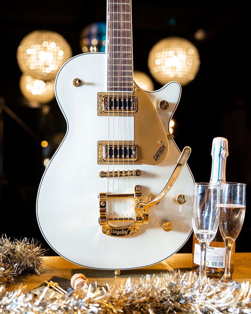 guitarcenter's tweet photo. A toast to the new year: May your gigs be fun and your songs be finished; your stoke for the music never diminish, always get better, and practice with cheer; if not, may you get a ton of new gear! https://t.co/Di6ExBJbnX https://t.co/eqH0AaBHqQ