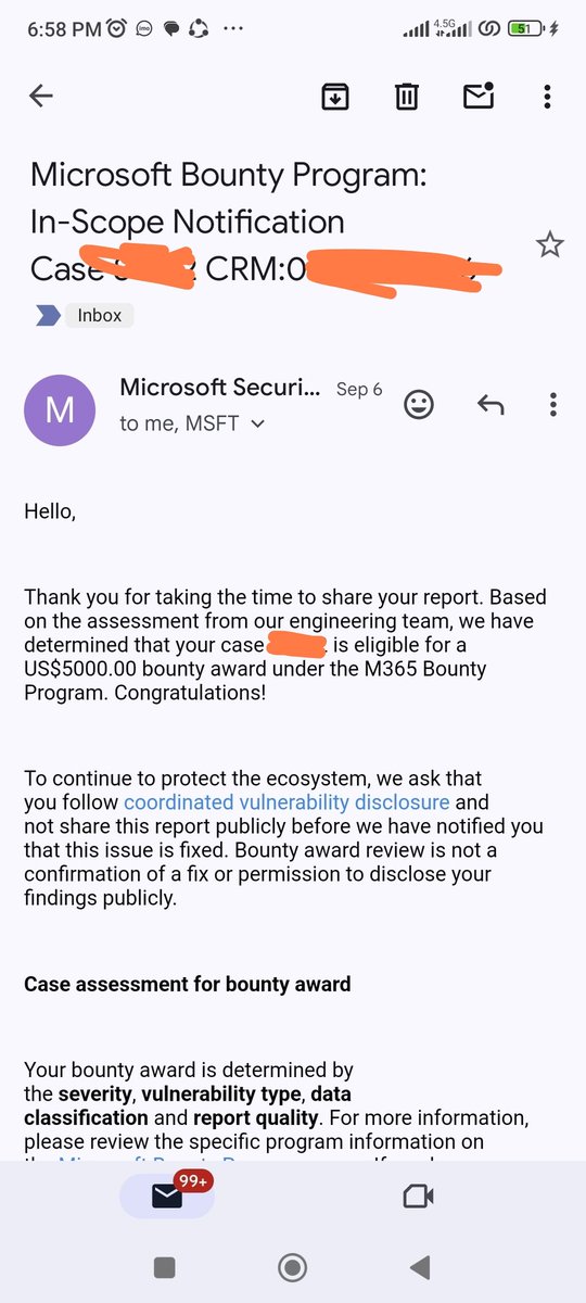l4tr0d3ctism's tweet photo. 8000$   Microsoft Teams bounty, I will make public writeup and video of the vulnerability soon
#bugbounty
#microaoft
#msrc https://t.co/tMAMO1AGL0