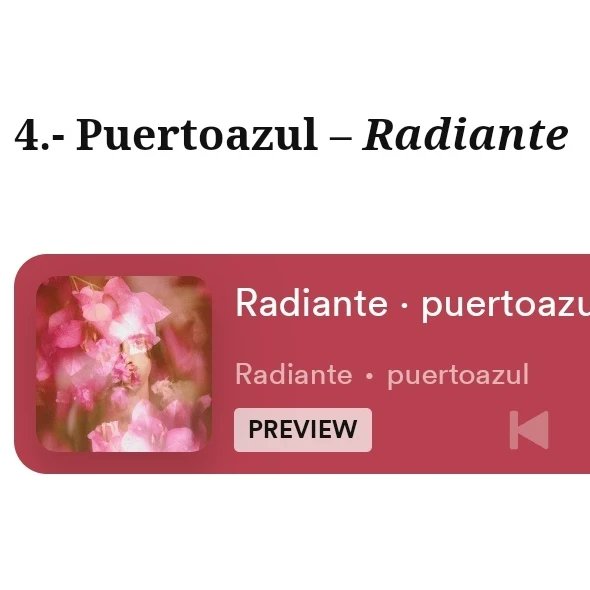 puertoazulmv's tweet photo. Mi álbum debut "Radiante" fue el 4to mejor disco venezolano del año según @CusicaVzla 🌸

Es un disco realizado a fuego lento con colaboradores y productores nacionales dentro y fuera del país 😭🌸 gracias por tanto a ell@s!

Si no han escuchado: https://t.co/onAqTnJH22 https://t.co/ozGO0dK14J