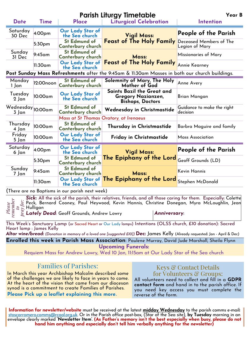 St Oscar Romero R.C. Parish, Seaforth & Waterloo tweet media