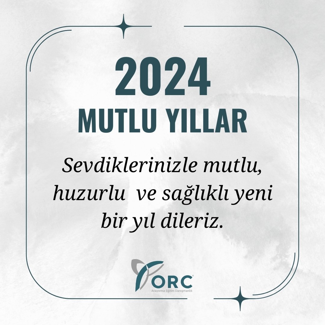 Sevdiklerinizle mutlu, huzurlu ve sağlıklı yeni bir yıl dileriz. #YeniYıl2024 #HoşGeldin2024 #MutluYıllar