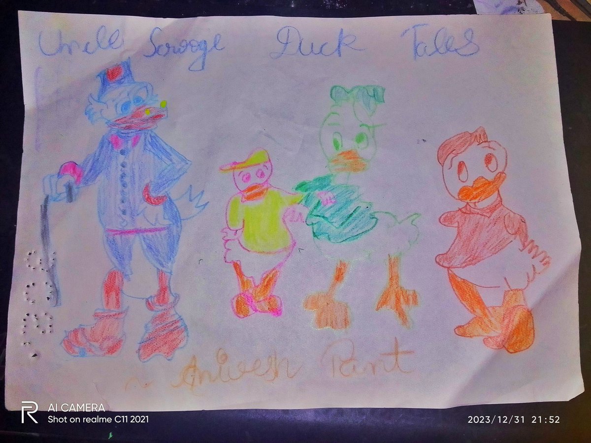 #art #childhoodunplugged #passioncolorjoy #unclescrooge #ducktales #disney #cartoon #quickartwork