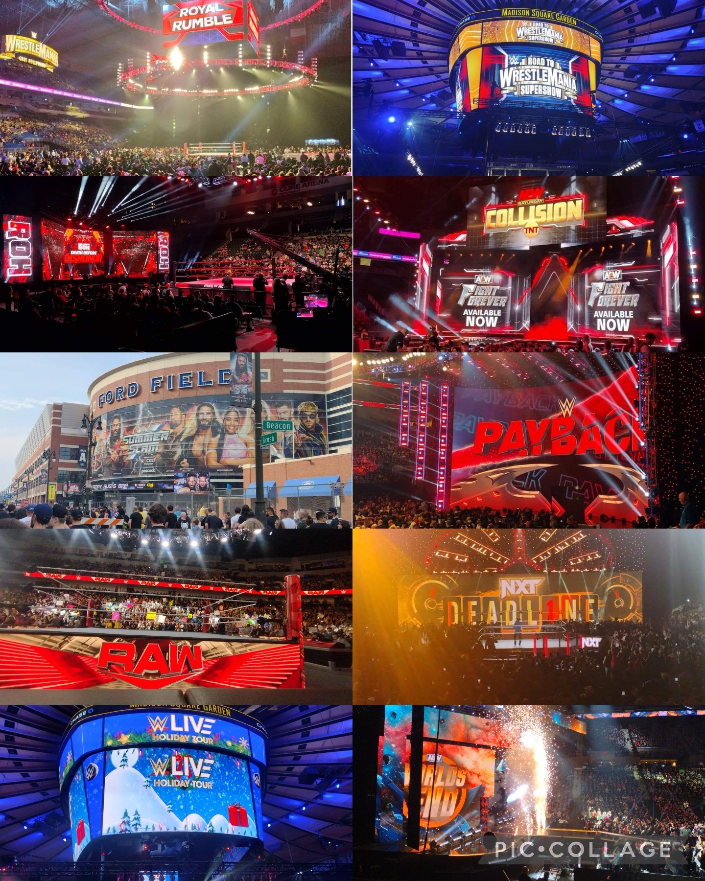 Wwe Holiday Tour 2024 Msg maia casandra