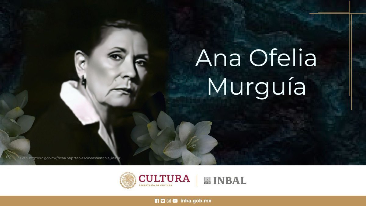 Con profunda tristeza lamentamos el sensible deceso de la primera actriz Ana Ofelia Murguía, quien formaba parte del elenco estable de la <a href="/CNTeatromx/">Compañía Nacional de Teatro</a> del #INBAL y cuya trayectoria artística fue vital para las artes escénicas de México.

Enviamos condolencias y abrazamos con