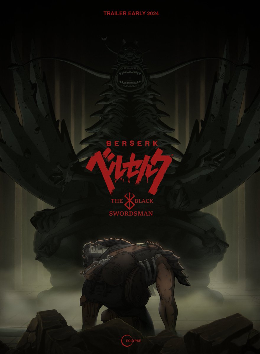 RageOfBerserk's tweet photo. New KEY VISUAL for Berserk: The Black Swordsman Arc 

TRAILER RELEASES IN 2024 https://t.co/3CptRTw7AH