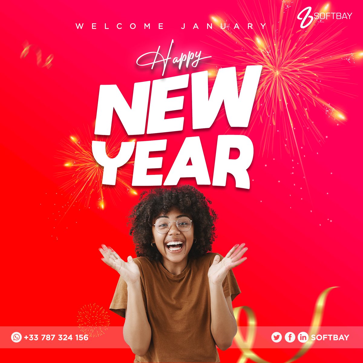 SoftbayCameroon's tweet photo. 🎉🎉🎊🎊🎊🎊 2024

Softbay vous souhaite une année pleine de succès 🍾🥂🥂

#Softbay
#agencedigitale
#communication
#digitalisation
#votrepartenairenumérique
#happynewyear2024 https://t.co/7fxBAonlyr