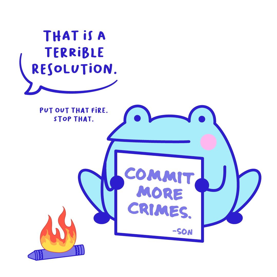 new year's resolutions for frogs 🐸 