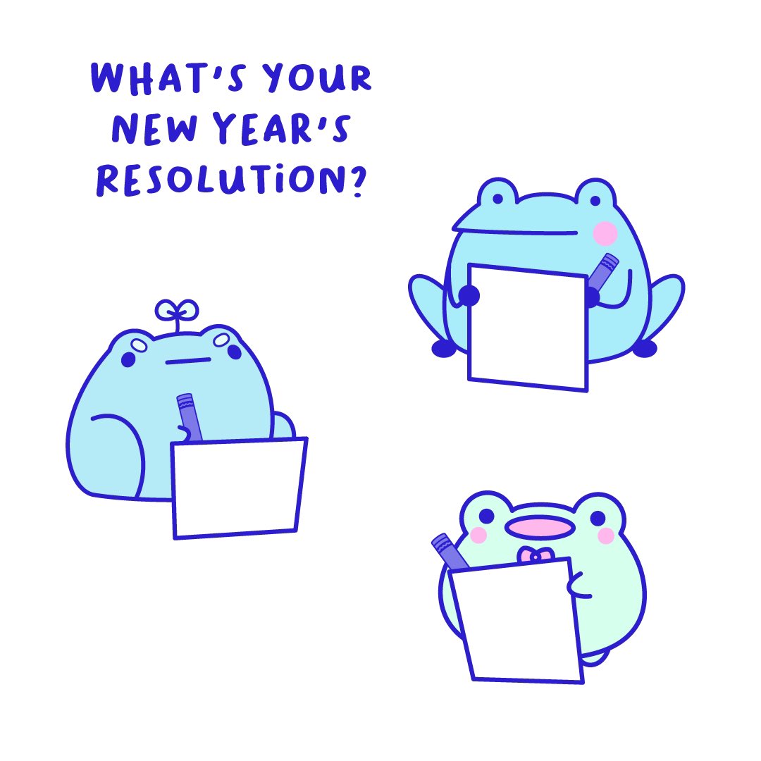 new year's resolutions for frogs 🐸 