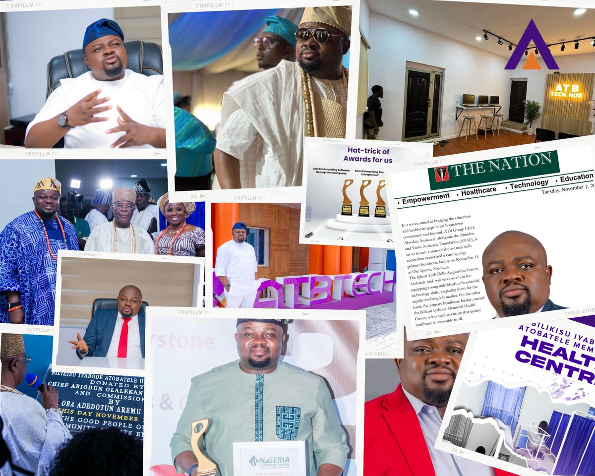 Abiodun_atb's tweet photo. And it’s a wrap! 2023 has been one for the books!
From tech dreams to changing lives, it's been a year of impact and lessons learned. So grateful for the wins, big and small. Let’s go 2024!💪🏽
#AA #2023recap #techpreneur #nigeriatech #ATBtech #ATBgroup https://t.co/tQOFCvvKXy