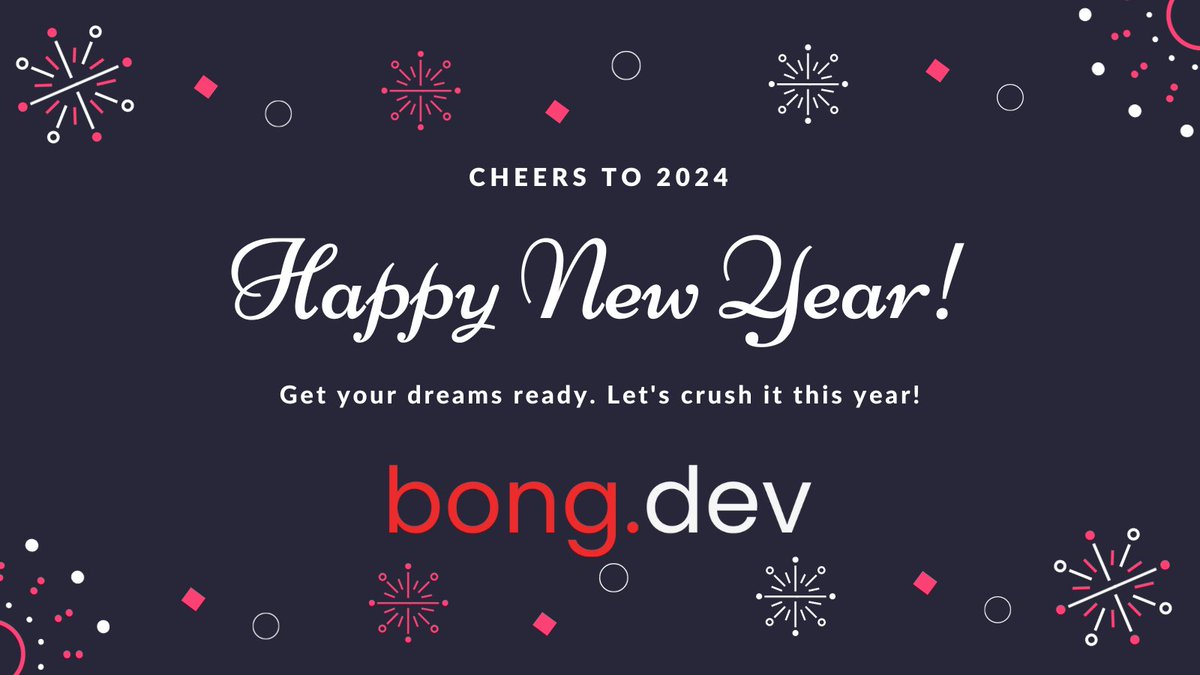 bongdevhq's tweet photo. π Happy 2024, Devs! π Let's make this year unforgettable with more code, innovations, and tech talks. Here's to growth, learning, and coding excellence! Can't wait to see what we'll create together. Share your #NewYearCoding goals. π»β¨ https://t.co/c7t2X1X4bF