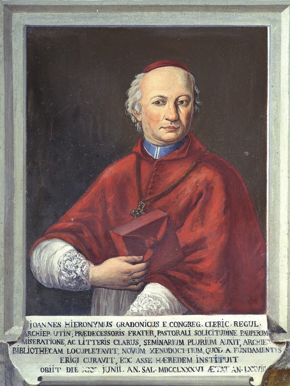 alberto_sanavia's tweet photo. #19gennaio 1708, #Venezia: nasce Giovanni Girolamo #Gradenigo, che nel 1765 sarà nominato arcivescovo di #Udine dal senato veneziano. Farà pubblicare un nuovo catechismo in lingua friulana nel 1779. Morirà il #30giugno 1786, sepolto nella chiesa dell’ospedale da lui fondato https://t.co/zuRrgjVLrk