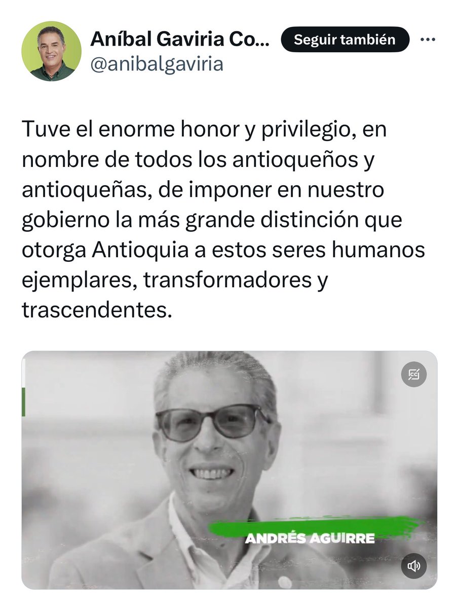 Gracias a <a href="/anibalgaviria/">Aníbal Gaviria Correa</a> por haberme hecho parte de este grupo de personas. Igual por su liderazgo en la pandemia que permitió trabajar en equipo con el propósito de salvar vidas humanas.