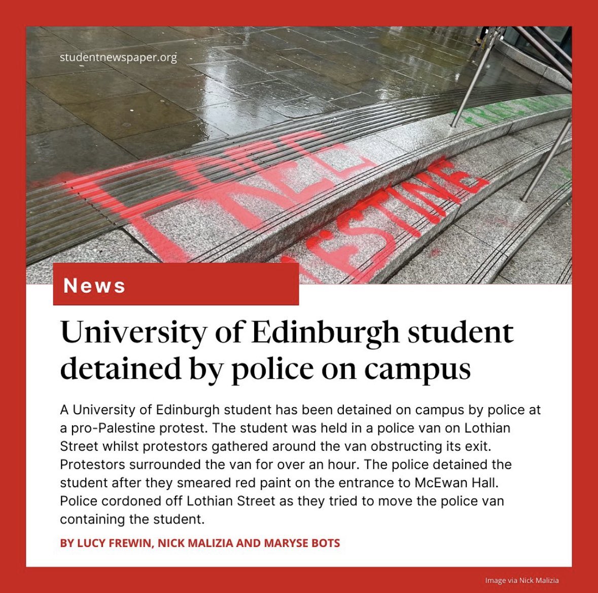 Student Newspaper tweet media