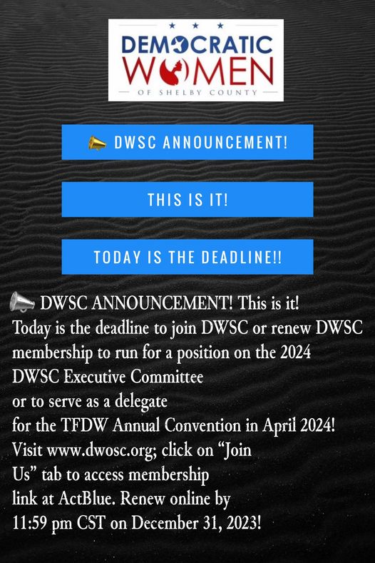 DWSC901's tweet photo. DEADLINE IS TODAY! https://t.co/Dc7HkjE2QT